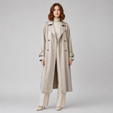 Women's Trench Coat | Double-Breasted & Long
