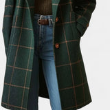 Women's Plaid Trench Coat | Tailored Fit & Warm 6