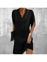Women's V-Neck Shift Dress | Flattering & Elegant