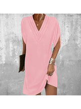 Women's V-Neck Shift Dress | Flattering & Elegant
