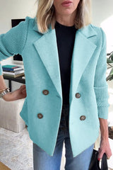 Women's Knit-Sleeve Blazer | Tailored & Versatile 8