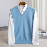 Men's V-Neck Sweater Vest | Layering Knit