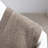 Men's V-Neck Sweater Vest | Layering Knit