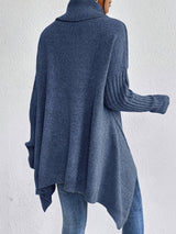Women's High Neck Sweater | Cozy & Draped Fit 22