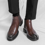 Carlisle | Wingtip Chelsea Boots