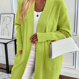 Women's Open-Front Cardigan | Cozy & Relaxed Fit 16