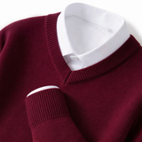 Men's V-Neck Sweater | Warm & Soft Comfort