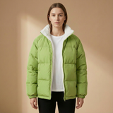 Women's Puffer Jacket | Structured Collar & Sleek Fit 5