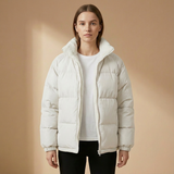 Women's Puffer Jacket | Structured Collar & Sleek Fit 7