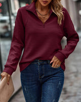Women's Cozy Sweater | V-Neck & Zip Detail 2