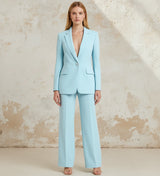 Women's Wide-Leg Pant Suit | Tailored Blazer Set