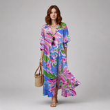Women's Midi Dress | Button-Up Shirt Dress Style