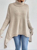 Women's High Neck Sweater | Cozy & Draped Fit 9