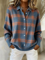 Women's Check Cardigan | Soft & Relaxed Fit 8