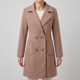Women's Coat | Double-Breasted & Warm 1