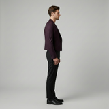 Slim-Fit Cropped Tailored Blazer
