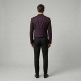 Slim-Fit Cropped Tailored Blazer
