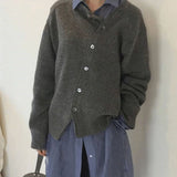 Women's Knitted Jumper | Relaxed Fit & Button Detail