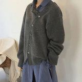 Women's Knitted Jumper | Relaxed Fit & Button Detail