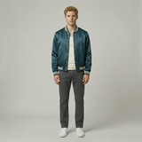 Classic Satin Varsity Jacket