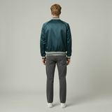 Classic Satin Varsity Jacket