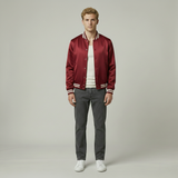 Classic Satin Varsity Jacket
