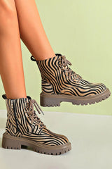 Women's Ankle Boots | Animal Print & Lace-Up