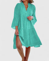 Women's Bohemian Dress | Relaxed Fit & V-Neck 2