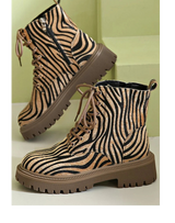 Women's Ankle Boots | Animal Print & Lace-Up