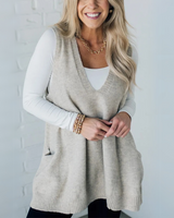 Women's Knit Vest | Cosy Layering & Relaxed Fit 7