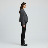 Classic Tailored Cropped Blazer