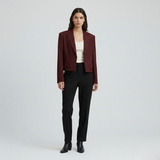Classic Tailored Cropped Blazer