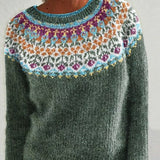 Women's Fair Isle Knit Jumper | Long Sleeve & Warm