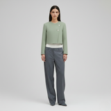 Asymmetrical Tailored Cropped Jacket