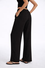 Women's Wide Leg Trousers | Crease Resistant & High Waisted 3