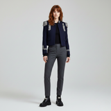 Embellished Military Cropped Jacket
