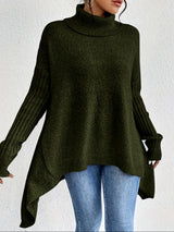 Women's High Neck Sweater | Cozy & Draped Fit 10