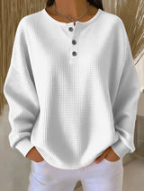 Women's Waffle Sweatshirt | Warm & Soft 2