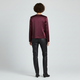 Minimalist Open-Front Tailored Jacket