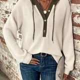 Women's Hooded Sweatshirt | Colorblock Design & Cozy Comfort 9