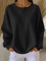 Women's Waffle Sweatshirt | Warm & Soft 4
