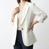 ALENA LINEN BLAZER 1