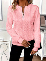 AMY | SWEATER WITH ZIPPER 12