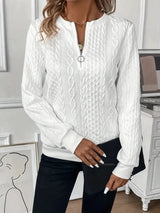 AMY | SWEATER WITH ZIPPER 3