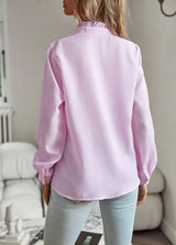 AURORA RUFFLE LONG SLEEVE SHIRT 4