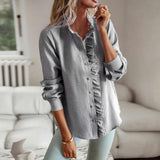 AURORA RUFFLE LONG SLEEVE SHIRT 7