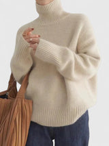 Women's Cropped Turtleneck Jumper | Warm Without the Bulk