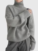 Women's Cropped Turtleneck Jumper | Warm Without the Bulk