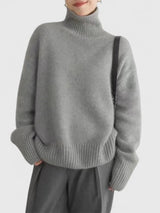 Women's Cropped Turtleneck Jumper | Warm Without the Bulk