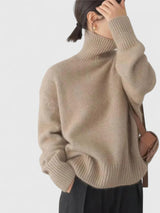 Women's Cropped Turtleneck Jumper | Warm Without the Bulk